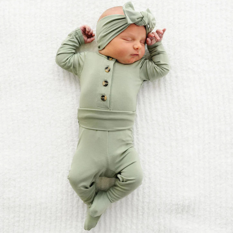 Lou Lou & Co. | Top + Bottoms Newborn Set | Marley