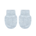 light blue newborn baby mittens