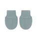 ribbed dusty blue newborn baby mittens