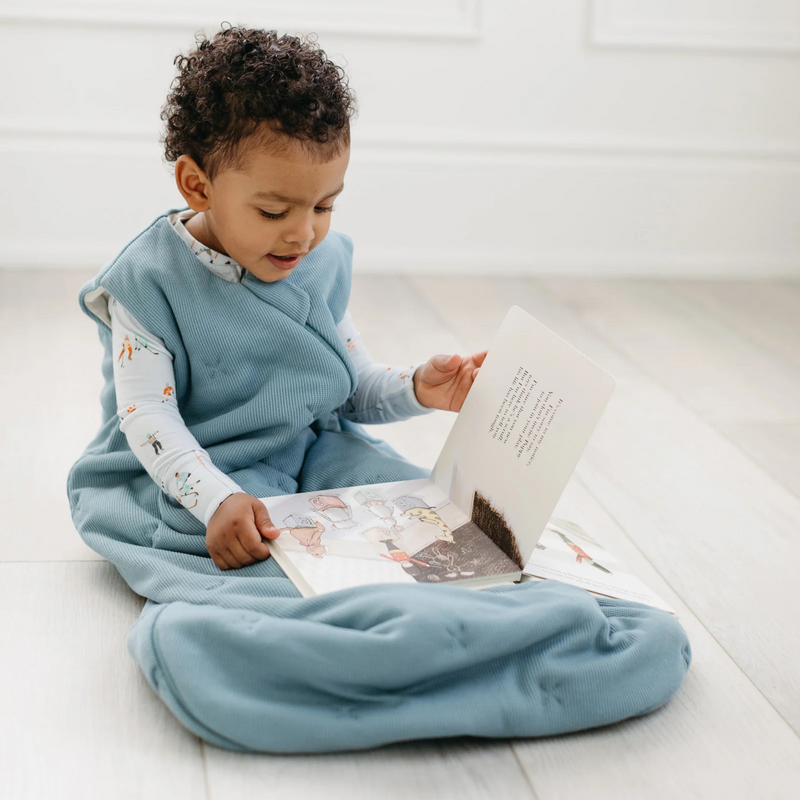 Loulou Lollipop | Waffle Sleep Bag | TOG 1.0 | Smoke Blue