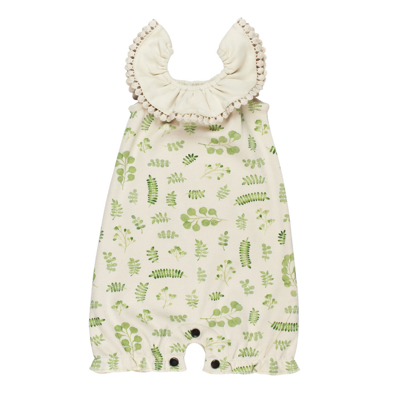 L'ovedbaby | Organic Bubble Romper | Stone Botanica