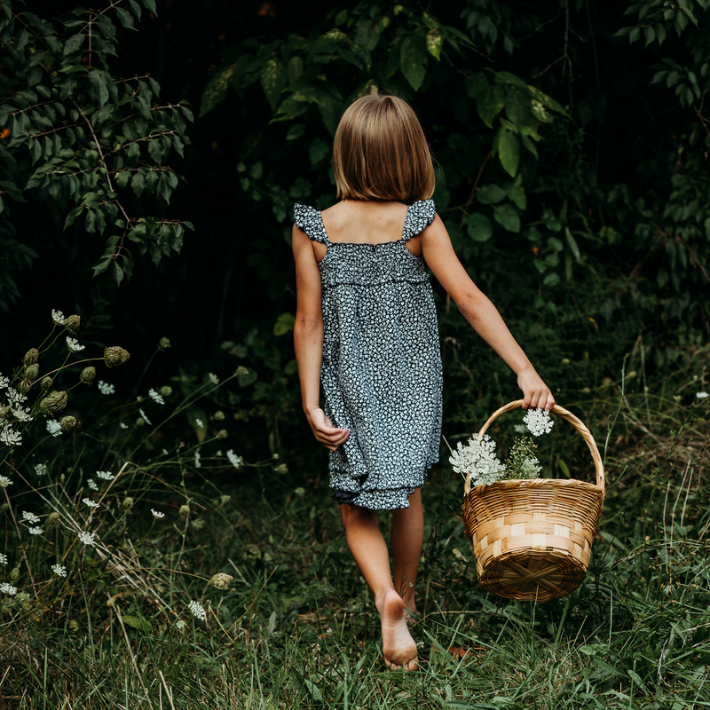 L'ovedbaby | Organic Muslin Summer Dress | Chia Floral