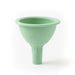 lowcountry green silicone funnel on white background