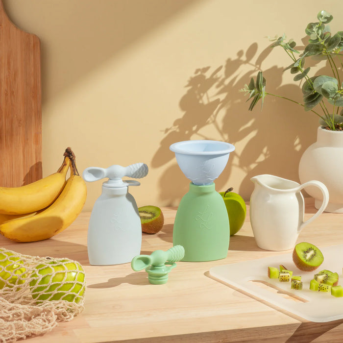 silicone funnel set with palmetto pouches styled 