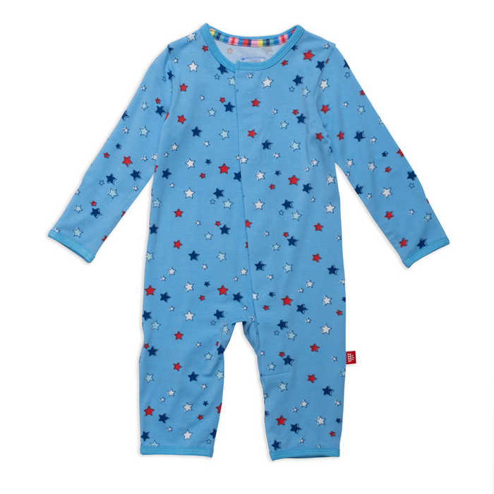 Magnetic Me Modal Magnetic Convertible Coverall | Red White and Bluetiful