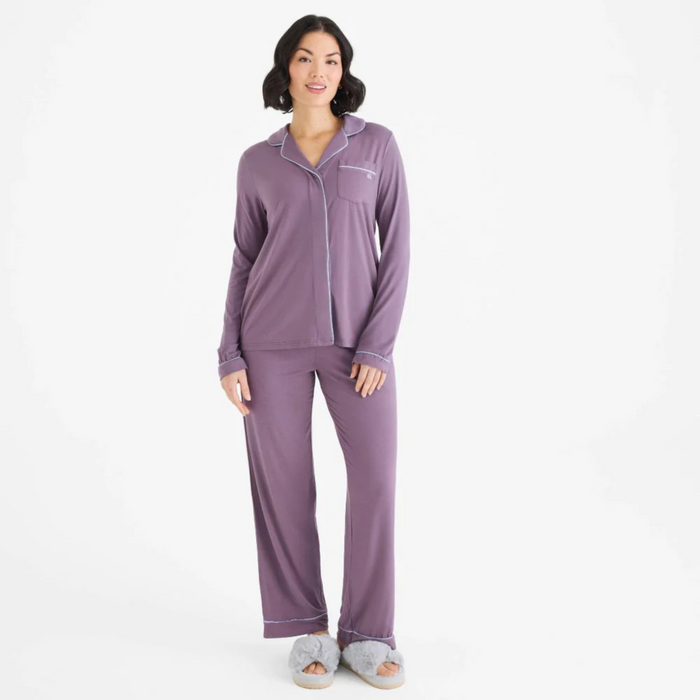 Magnetic Me | L/S Adult Pajamas | Eggplant