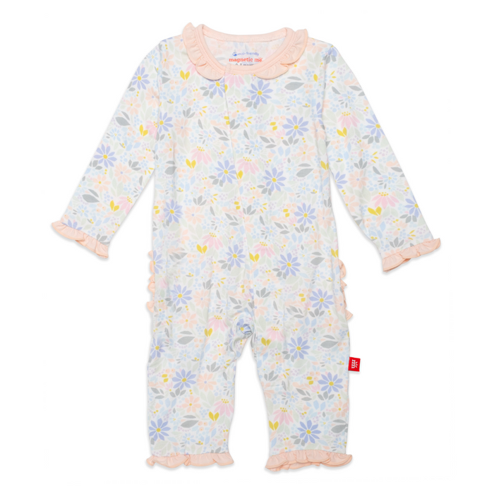 Magnetic Me Modal Convertible Grow With Me Ruffle Coverall | Darby