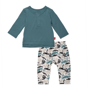 Magnetic Me Magnetic Roll Around Long Sleeve Top + Pant Set | Seas and Greetings