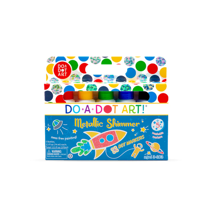 Do-A-Dot Art | Metallic Shimmer Markers (5-Pack)