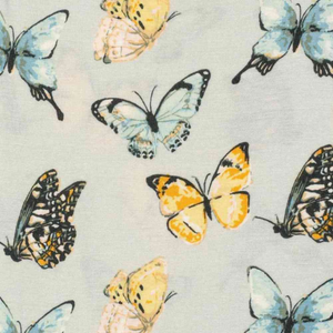 Milkbarn Bamboo Zipper Pajamas | Butterfly