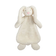 Mud Pie Bunny plush woobie lovey in ivory with long floppy ears