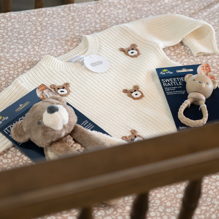 Mud Pie | Baby Sweater Bubble | Bear