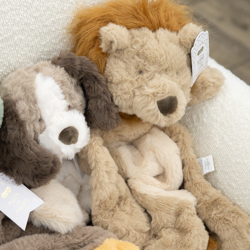 Mud Pie | Bernie the Lion Plush Woobie