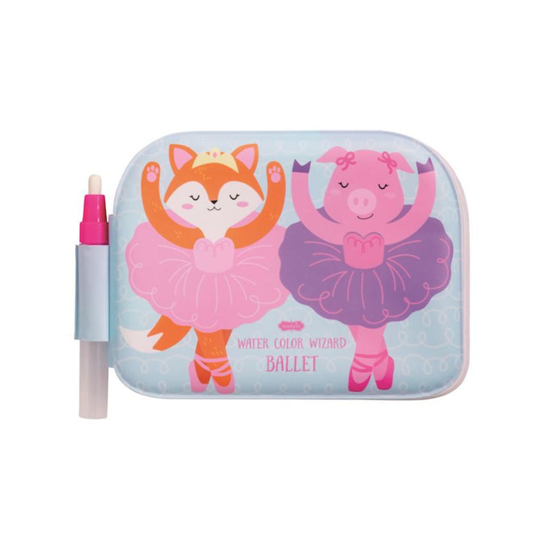 Mud Pie Water Wizard Ballet vinyl coloring book with fox ballerina cover and water pen