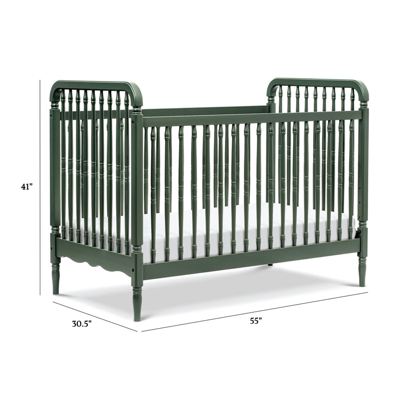 Namesake Liberty 3-in-1 Convertible Spindle Crib with Toddler Bed Conversion Kit