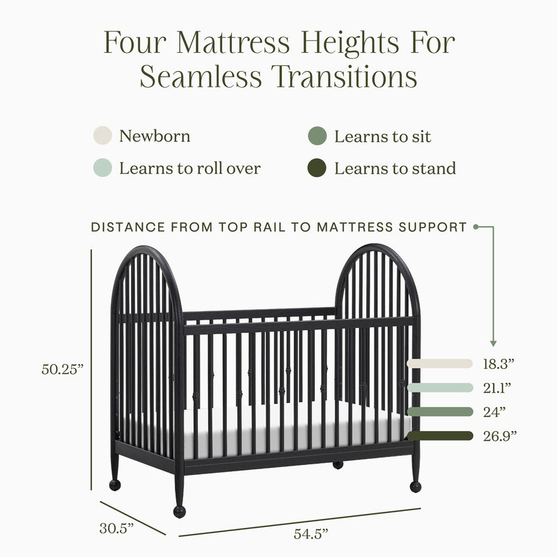Namesake Alouette 3-in-1 Convertible Spindle Crib