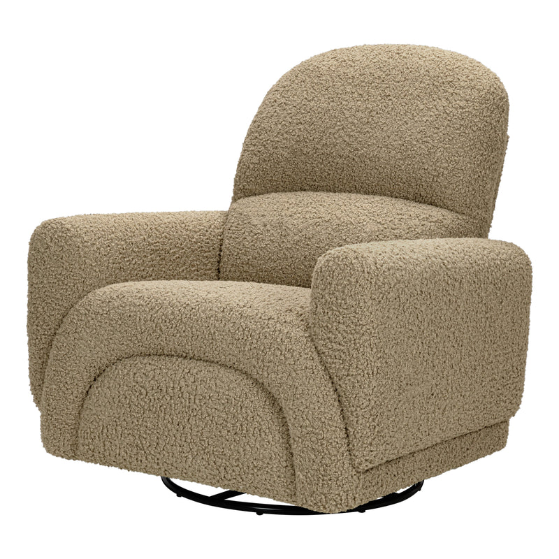 Babyletto Rainbow Recliner and Swivel Glider in Teddy Loop