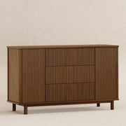 M29816NL,Babyletto,Pogo Tambour Assembled Dresser in Natural Walnut