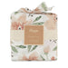Parker Floral changing pad cover folded and packaged with branded label