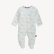 Magnetic Me Pooh in the Woods modal baby footie sleeper