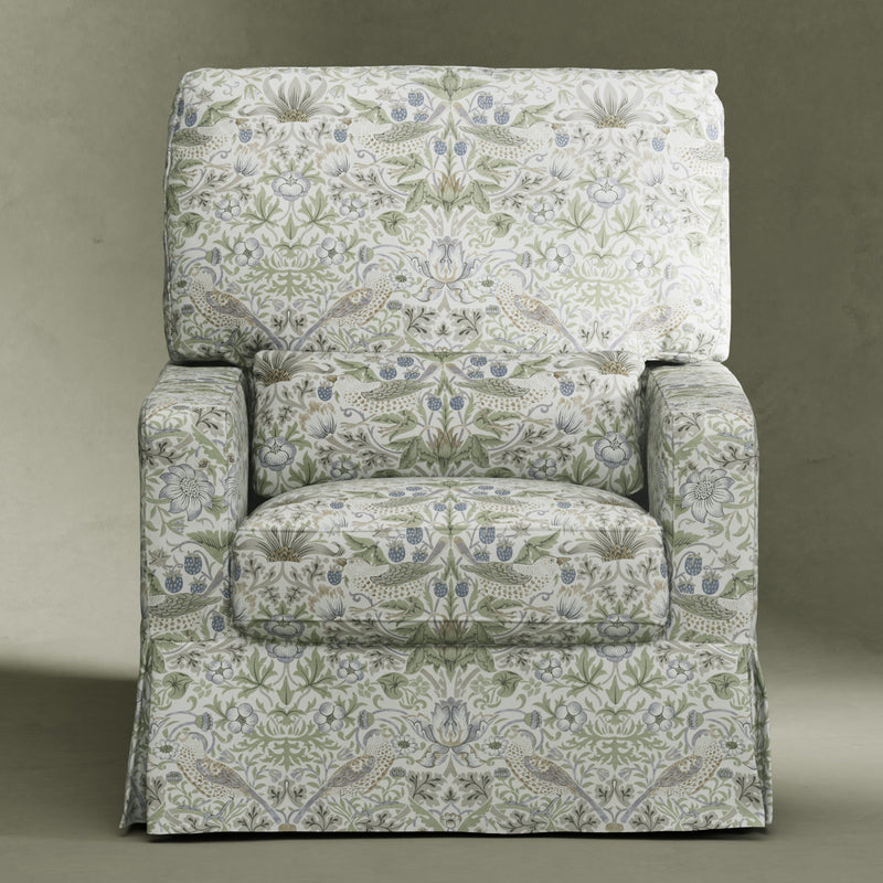 Morris & Co. x Namesake Crawford Pillowback Comfort Swivel Glider