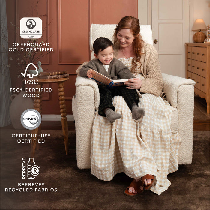 Namesake Willa Deluxe Power Recliner and Swivel Glider with Heat + Massage