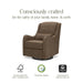 M27787PTEB,Namesake,Devon Recliner and Swivel Glider in Performance Truffle Eco-Basketweave