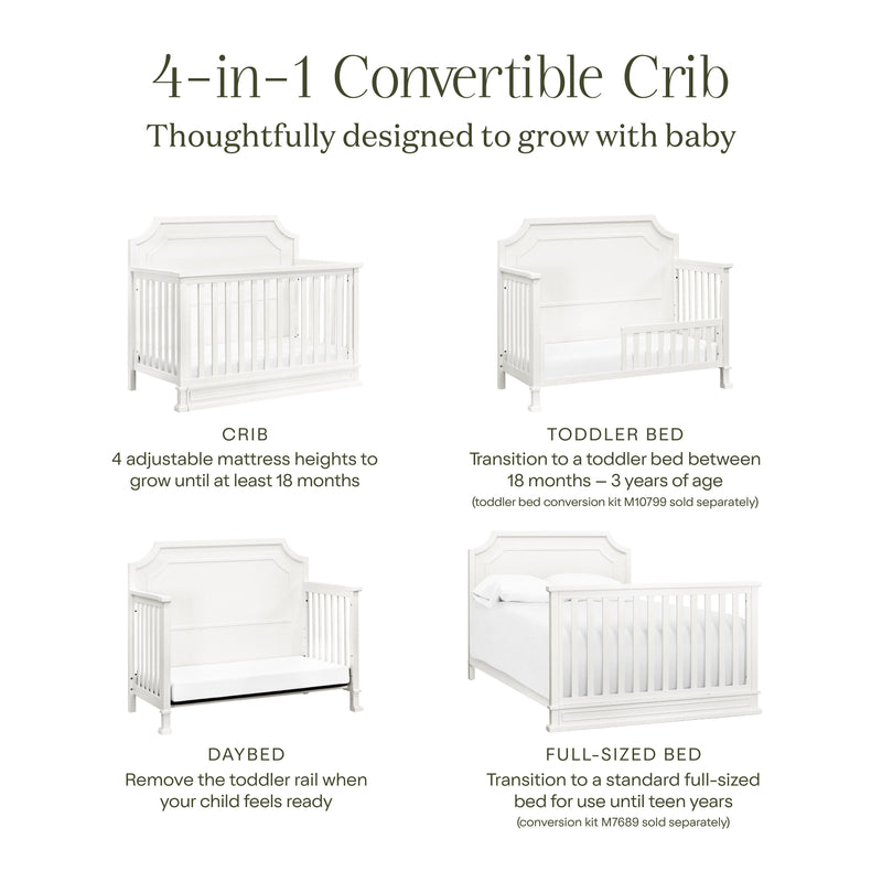 Namesake Emma Regency 4-in-1 Convertible Crib