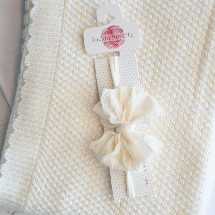 Rockin' Royalty | Skinny Mini Ruffled Headband