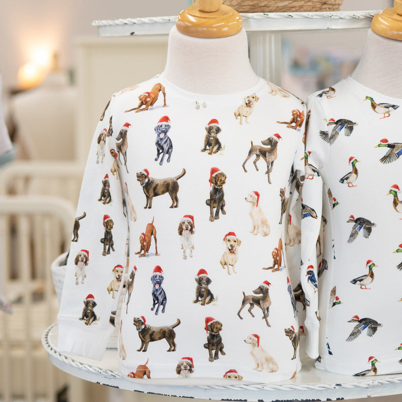 Saltwater Swaddles | Pajamas | Santa Dog