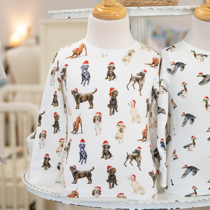 Saltwater Swaddles | Pajamas | Santa Dog