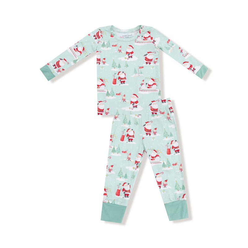 toddle 2 piece pj santa golf