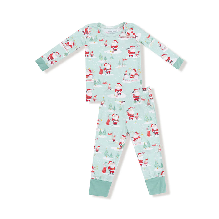 toddle 2 piece pj santa golf
