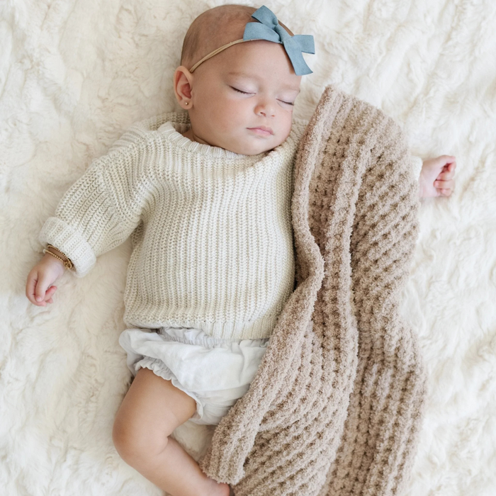 Saranoni | Waffle Knit Mini Blanket