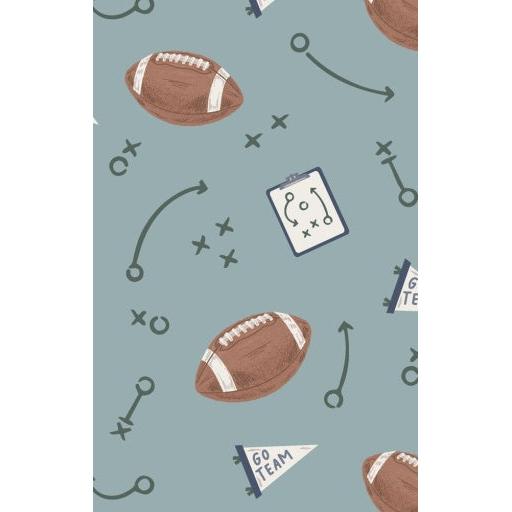Angel Dear | 2-Way Zipper Footie | Touchdown Time | Grey Mist