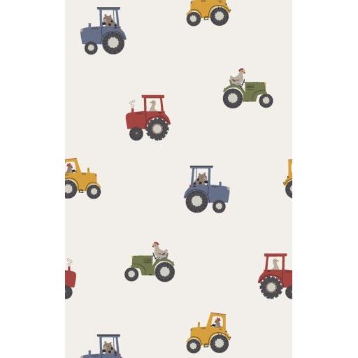 Angel Dear | 2-Way Zipper Romper | Mini Tractors