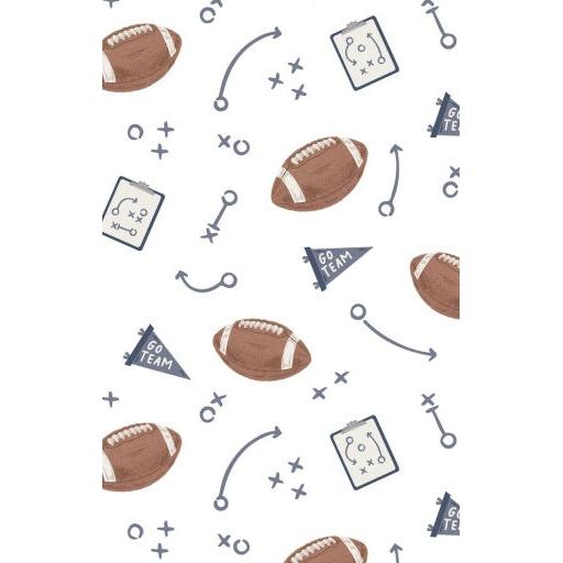 Angel Dear | 2-Way Zipper Footie | Touchdown Time | Navy