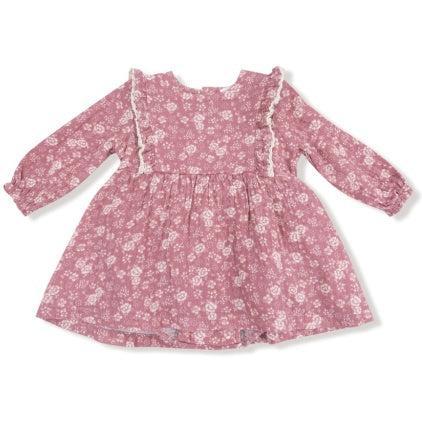 Angel Dear | Ruffle Long Sleeve Bubble w/ Skirt | Bandana Floral