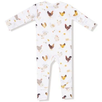 Angel Dear| 2-Way Zipper Romper | Collector Chickens | Unisex