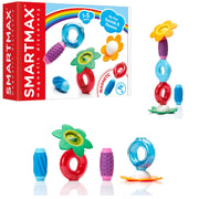 SmartMax My First Sounds & Flowers box with magnetic flowers, rings and rattle bars