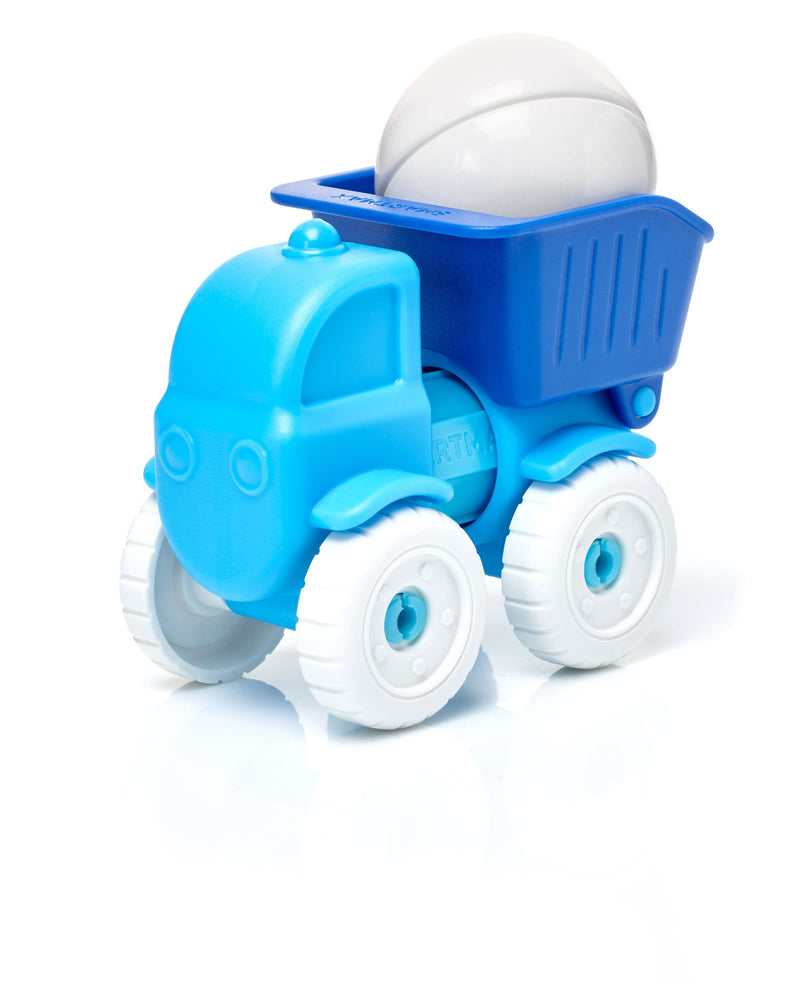 SmartMax My First Vehicles blue magnetic dump truck with ball