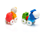 SmartMax My First Vehicles magnetic trucks built from the set