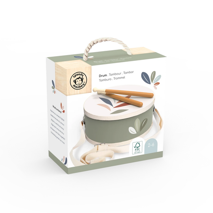 Speedy Monkey | Drum with Adjustable Strap