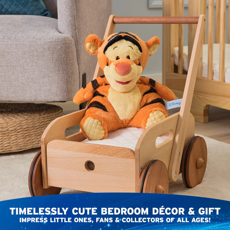 Tigger plush displayed on a nursery chair