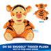Front and back views of Oh So Snuggly Tigger plush