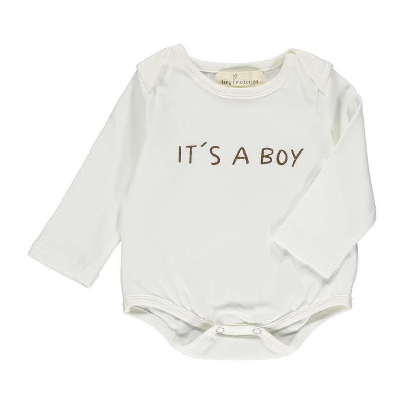 Tiny Victories Long Sleeved Shirt | Its a Boy