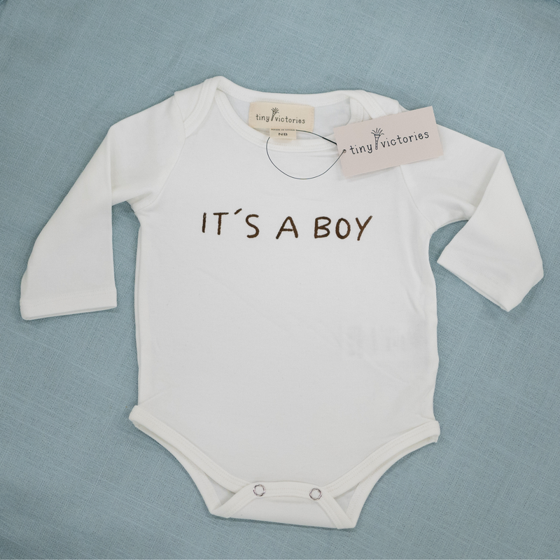 Tiny Victories Long Sleeved Shirt | Its a Boy