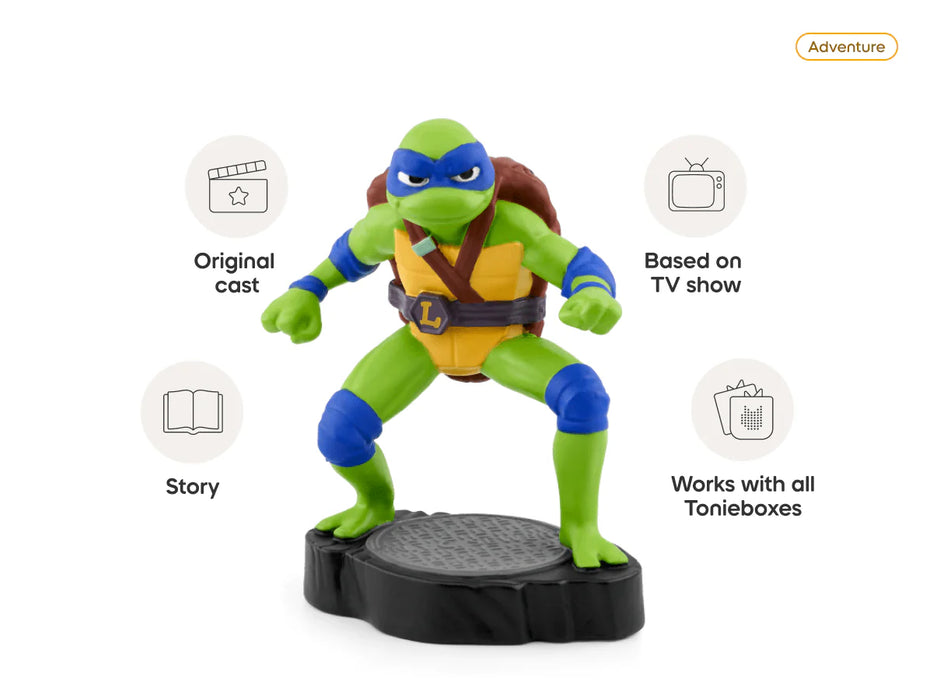 Leonardo Teenage Mutant Ninja Turtles Tonie figure with feature icons, works with all Tonieboxes
