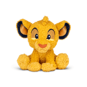Plush toy of a lion cub with a white background