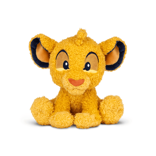 Plush toy of a lion cub with a white background